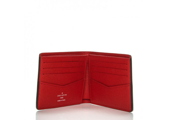 Louis Vuitton x Supreme Slender Wallet Epi Red Pre-owned