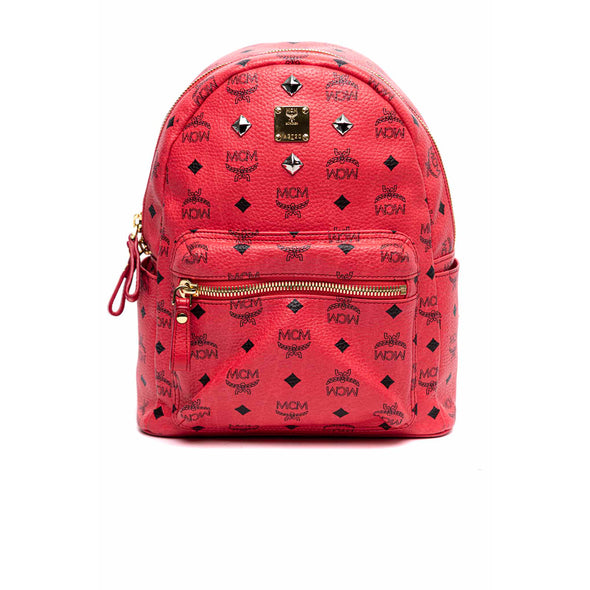 MCM Red Backpack