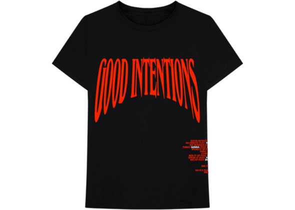 Vlone X Nav "Good Intentions" Tee Black