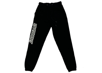 STVTEMENT "Chenille Logo" Sweatpants Black