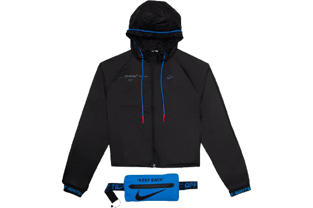 Nike off 2025 white parka