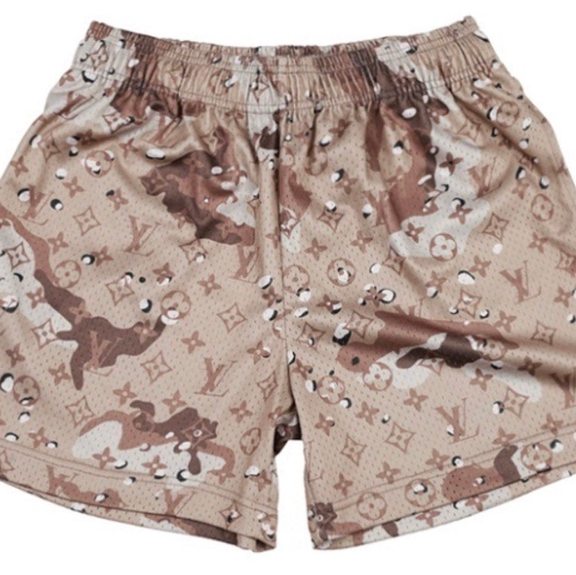 Louis Vuitton Monogram Camo Fleece Jogpants