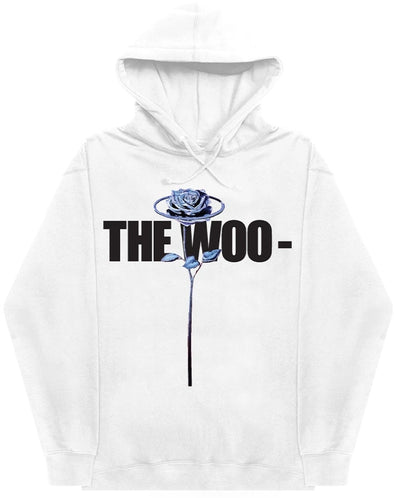 Vlone X Pop Smoke "The Woo" Hoodie White
