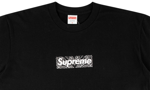 Supreme “Bandana Box Logo” Tee Black