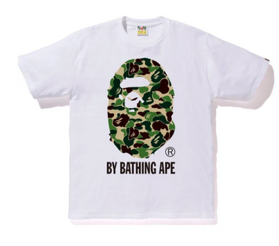 BAPE ABC Camo "By Bathing Ape" Tee White/Green