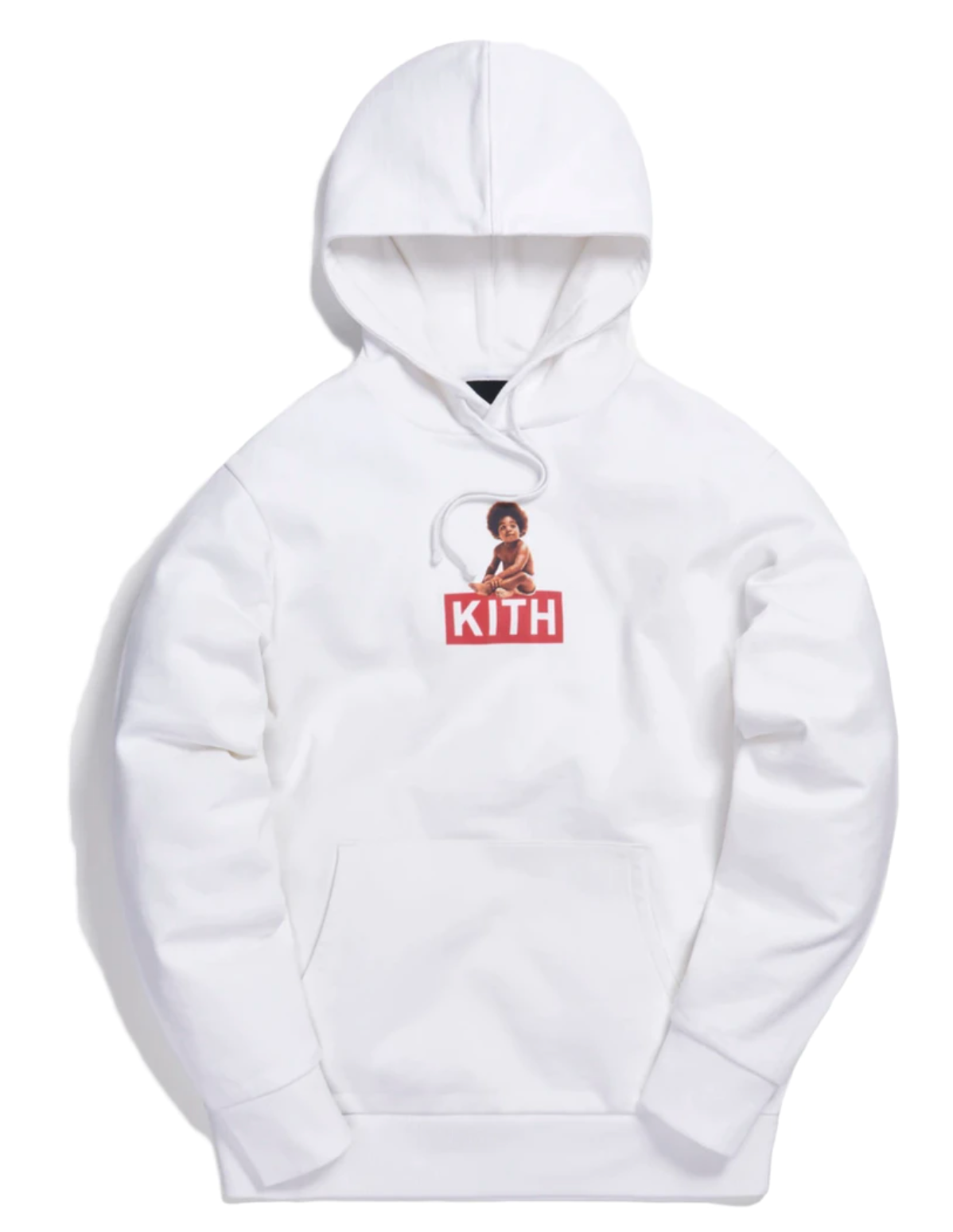 Kith top hoodie white