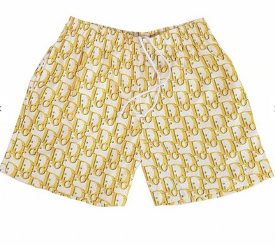 Bravest Studio "Oblique" Shorts Yellow