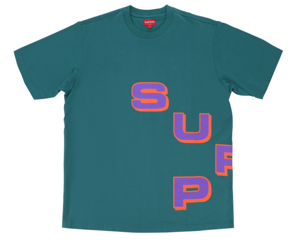 Supreme "Stagger" Tee Teal