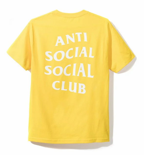 Anti Social Social Club "Smile" Tee Yellow