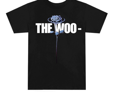 Vlone X Pop Smoke "The Woo" Tee Black