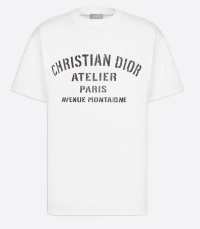 Christian Dior "Oversized Atelier" Tee White