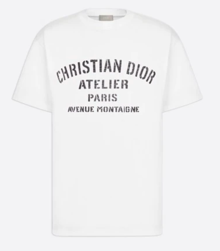 Christian dior atelier t online shirt black