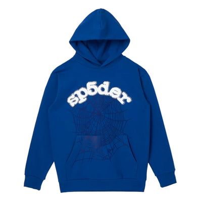 Sp5der "Websuit" Hoodie Blue