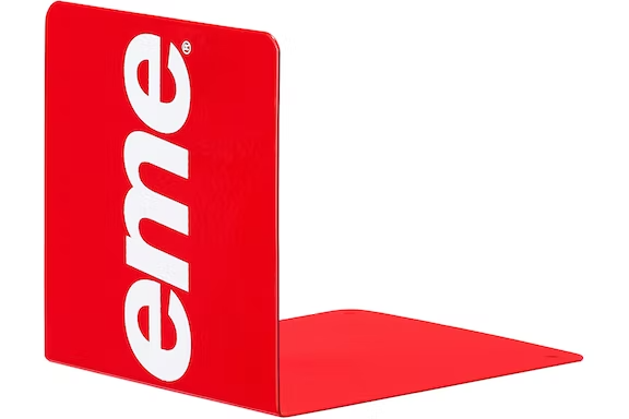 Supreme Bookends Red