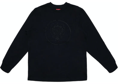 Supreme "Crest" L/S Tee Black