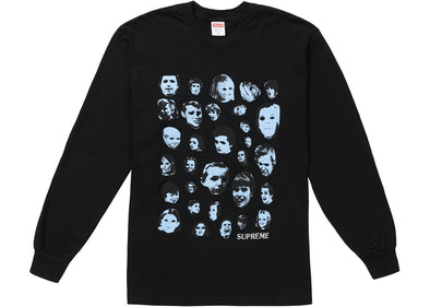 Supreme "Faces" L/S Tee Black