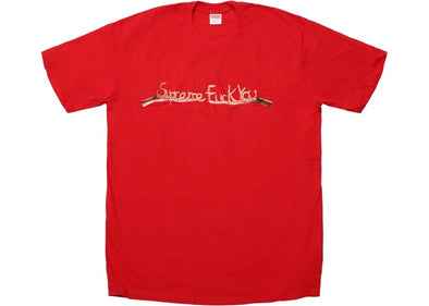 Supreme "Fuck You" Tee Red