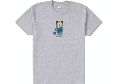 Supreme "Ghost Rider" Tee Heather Grey