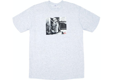 Supreme x Mike Kelly "Hiding From Indians" Tee Ash Grey