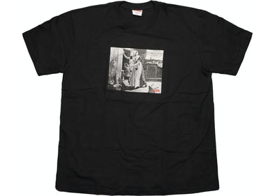 Supreme x Mike Kelly "Hiding From Indians" Tee Black