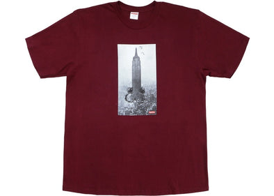 Supreme X Mike Kelley "The Empire State Building" Tee Burgundy