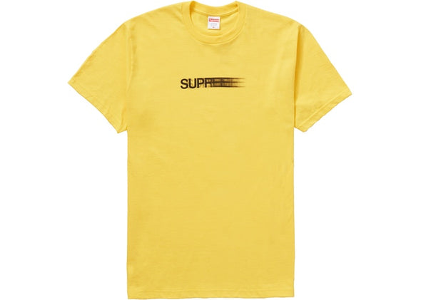 Supreme "Motion Logo" Tee Yellow