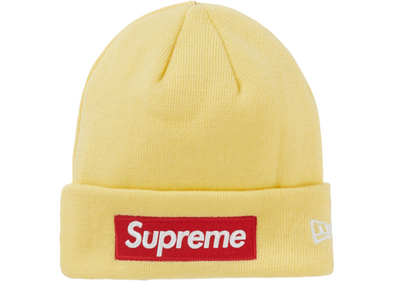 Supreme "Box Logo" Beanie Pale Yellow