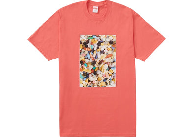 Supreme "Pills" Tee Bright Coral