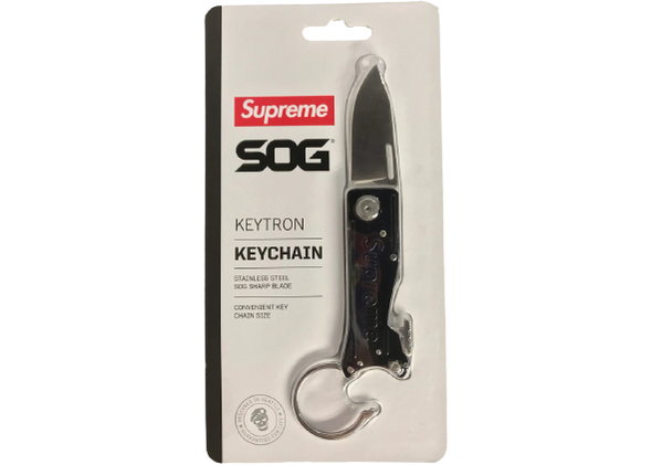 Supreme SOG "Keytron Folding Knife" Black