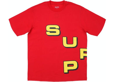 Supreme "Stagger" Tee Red