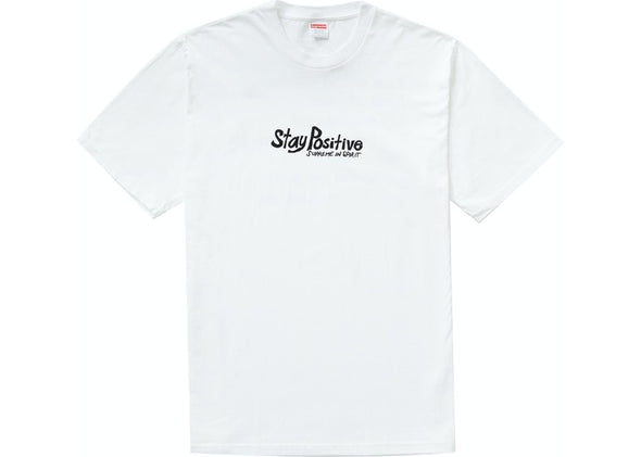 Supreme "Stay Positive" Tee White