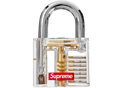 Supreme "Transparent Lock" Clear