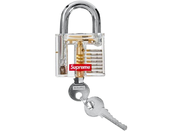 Supreme "Transparent Lock" Clear