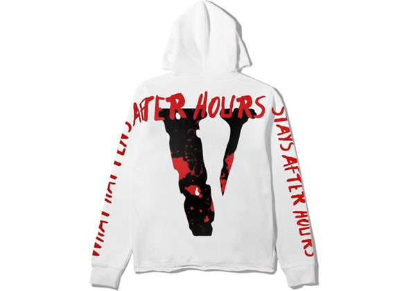 Vlone x The Weeknd "What Happens After Hours" Hoodie White