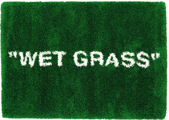 Off-White X Ikea "Wet Grass" Rug Green