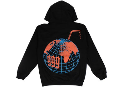 Vlone X Juice Wrld "Graphic 999 Wrld" Hoodie Black