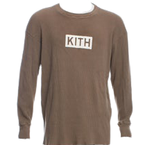 Kith x Calux "Classic Logo" Thermal L/S Olive