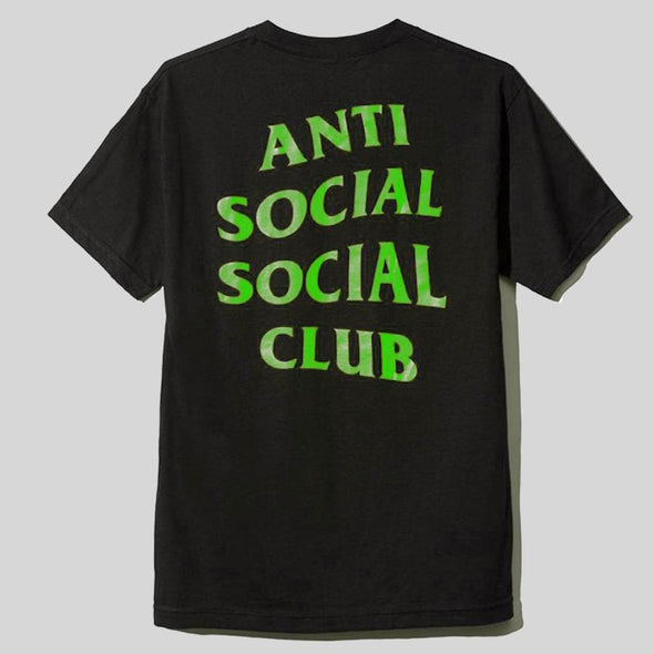 Anti Social Social Club "Green Logo" Tee Black