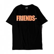 Vlone "Friends" Tee Black/Orange