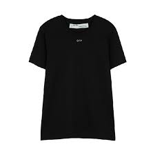 Off-White "Shifted Crystal Logo" Tee Black