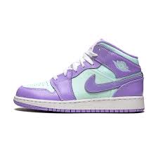 Jordan 1 Mid "Purple Aqua" TD