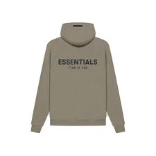 FEAR OF GOD ESSENTIALS "SS21" Hoodie Taupe