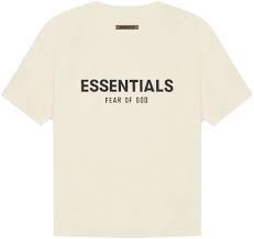 FEAR OF GOD ESSENTIALS "SS21" Tee Cream