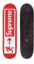 Supreme "Exit" Skateboard Deck Red