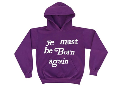 Cactus Plant Flea Market "Born Again" Hoodie Purple