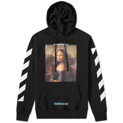 Off-White "Mona Lisa Temperature" Hoodie Black