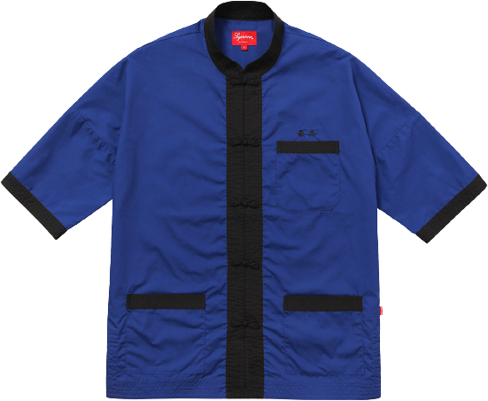 Supreme "Kung Fu" Shirt Blue