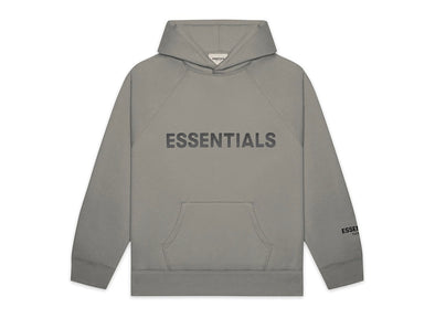FEAR OF GOD ESSENTIALS "3D Silicon" Hoodie Cement