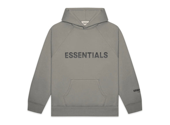 FEAR OF GOD ESSENTIALS "3D Silicon" Hoodie Cement
