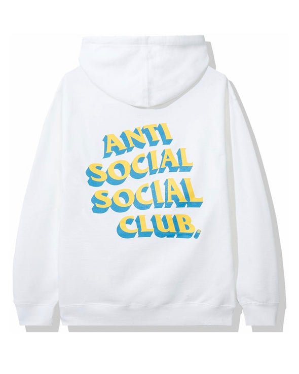 Anti Social Social Club “Popcorn” Hoodie White